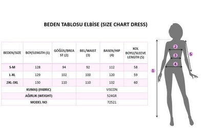 Kadın Uzun Kollu V Yakalı Cepli Uzun Viskon Iki Iplik Elbise, 38549