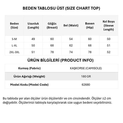 Kadın Uzun Kollu Madonna Yaka Askılı Krop Kaşkorse Bluz, 38581