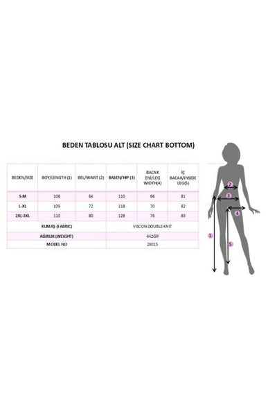 Kadın Yüksek Bel Bağcıklı şerit Detaylı Viskon Iki Iplik Pantolon, 38812