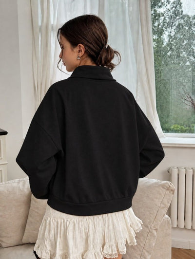 Women's Long-Sleeved Collared Button-Front Modal Jacket, 39147