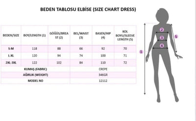 Rochie midi din crep cu mâneci lungi pentru femei, cu mâneci cu model, crăpătură laterală și talie cu curea, 39305