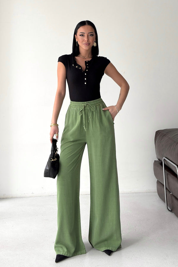 Pantaloni Palazzo elasticizați HS708