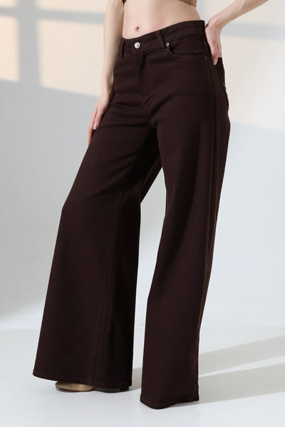 Geniş Paça Kot Pantolon 7082