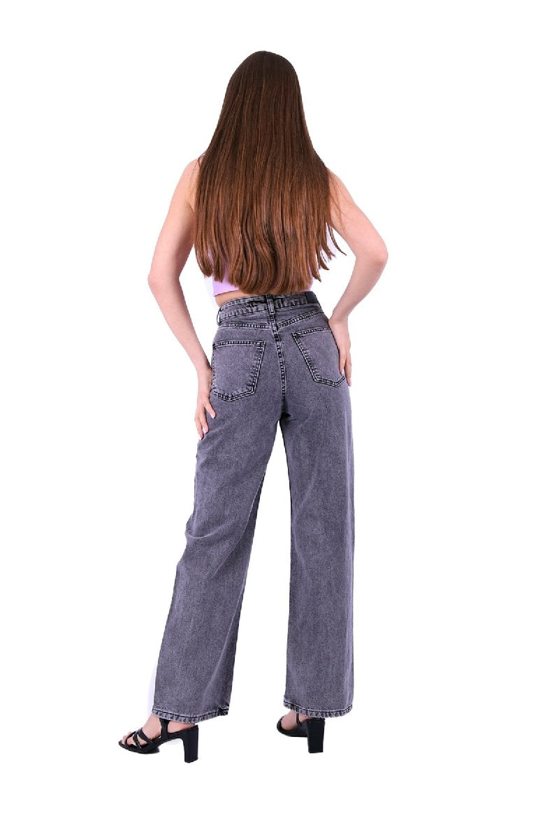 Blugi Relax cu Gambă Lată 718