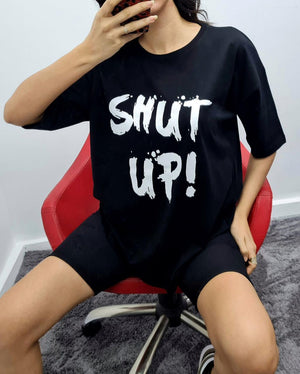 Shut T-Shirt - Siyah