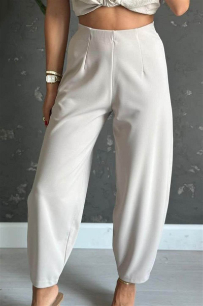 Pantaloni de dama din crep tip balon, 20766