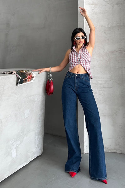 Pantalon Denim Baggy Relax Larg 7031