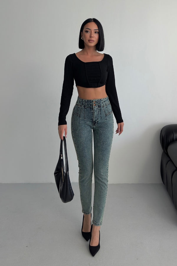 Pensli Skinny Kot Pantolon 7053