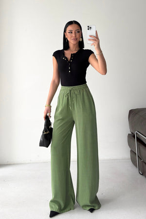 Pantaloni Palazzo elasticizați HS708