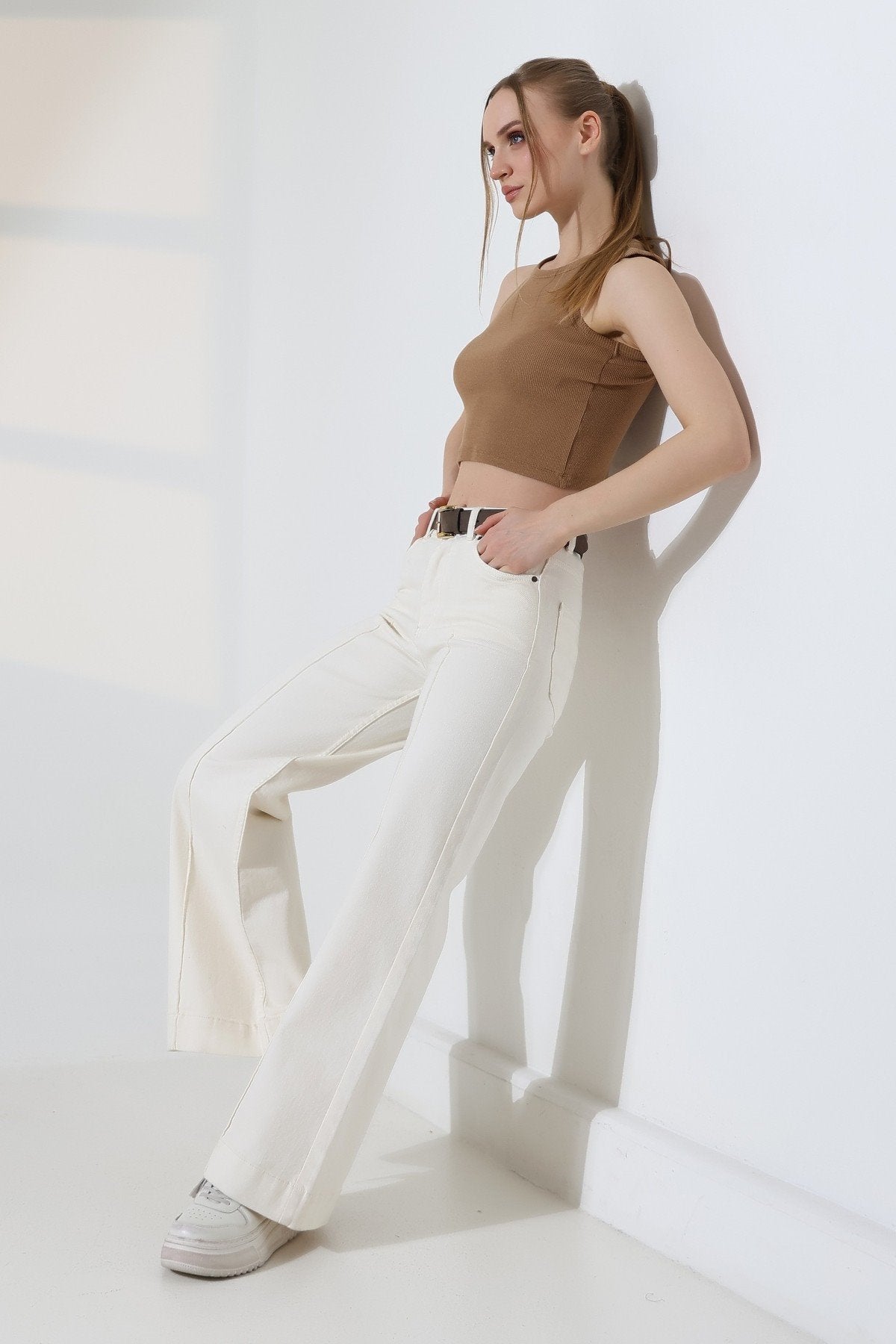Pantaloni Denim Texturizati 7163