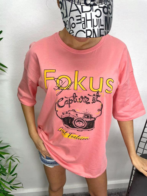 Tricou Focus - Roz