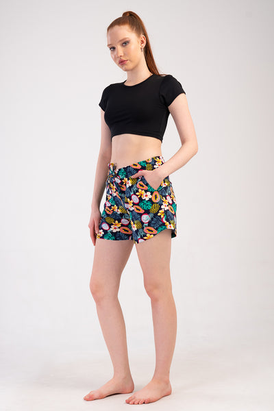 PANTALONI DE PIJAMA DE DAMĂ P.SUPREM - ALBASTRU ÎNCHIS