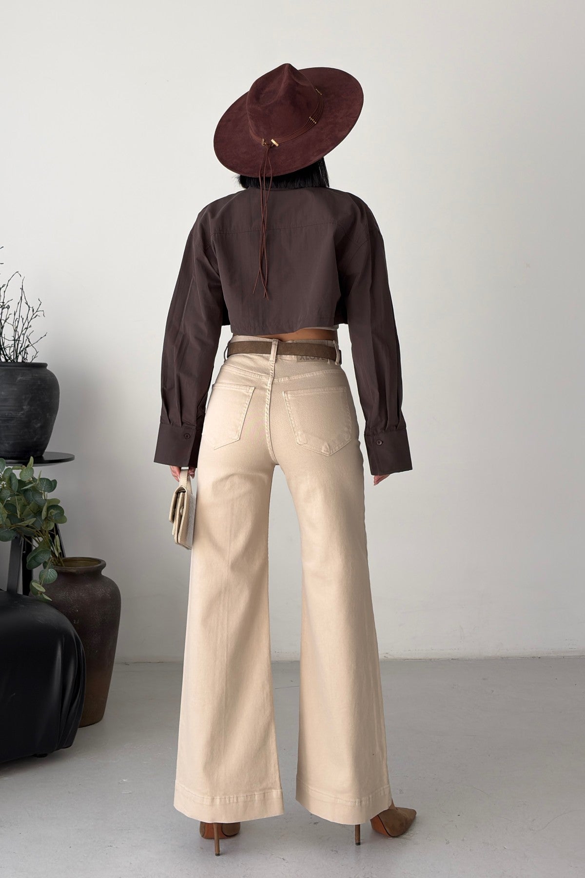 Pantaloni Denim Texturizati 7163