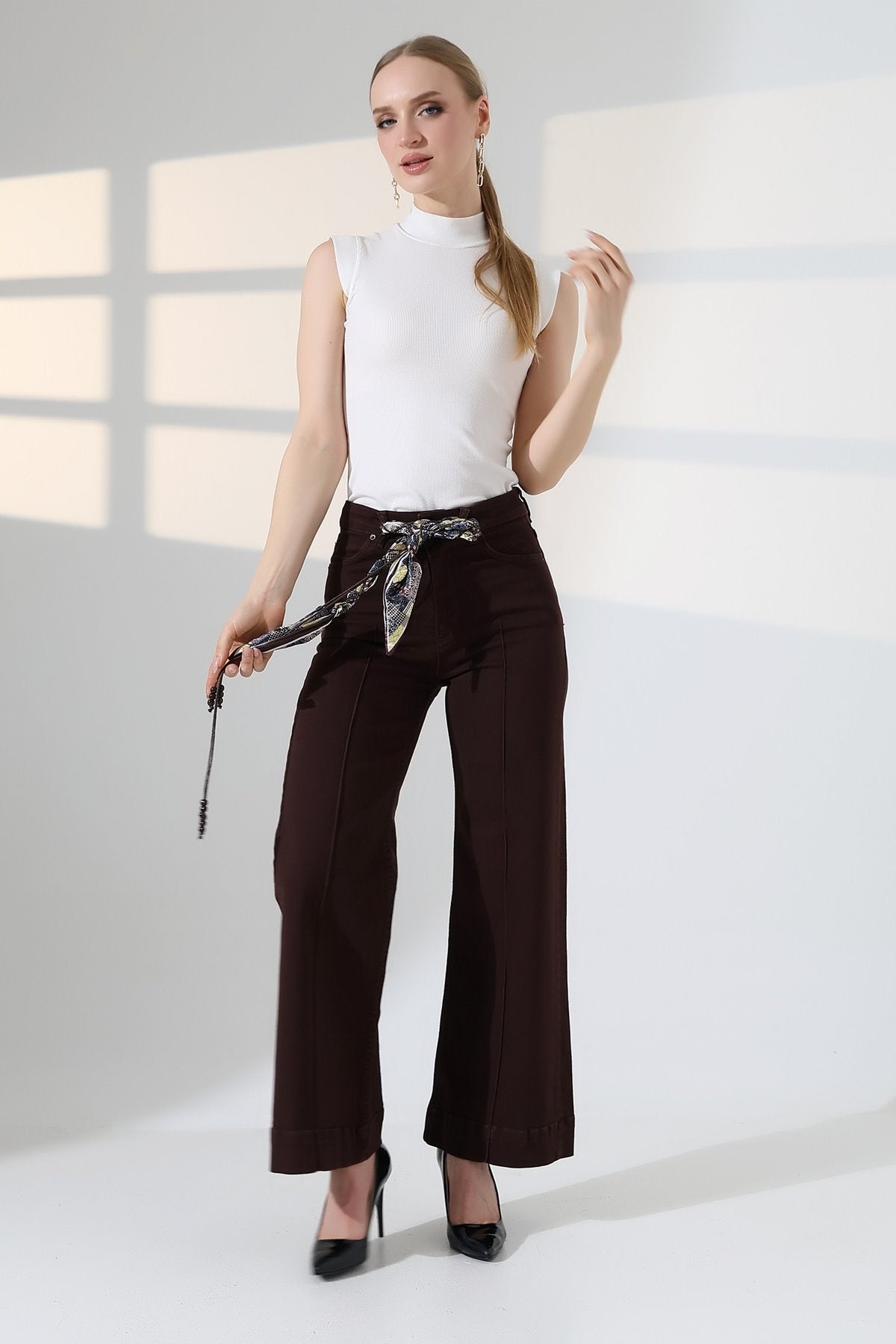 Chimali Denim Trousers 7163