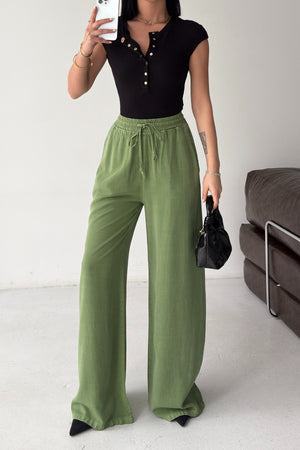 Pantaloni Palazzo elasticizați HS708