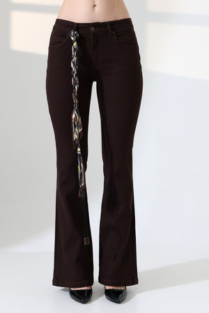 Push Up İspanyol Kot Pantolon 7108
