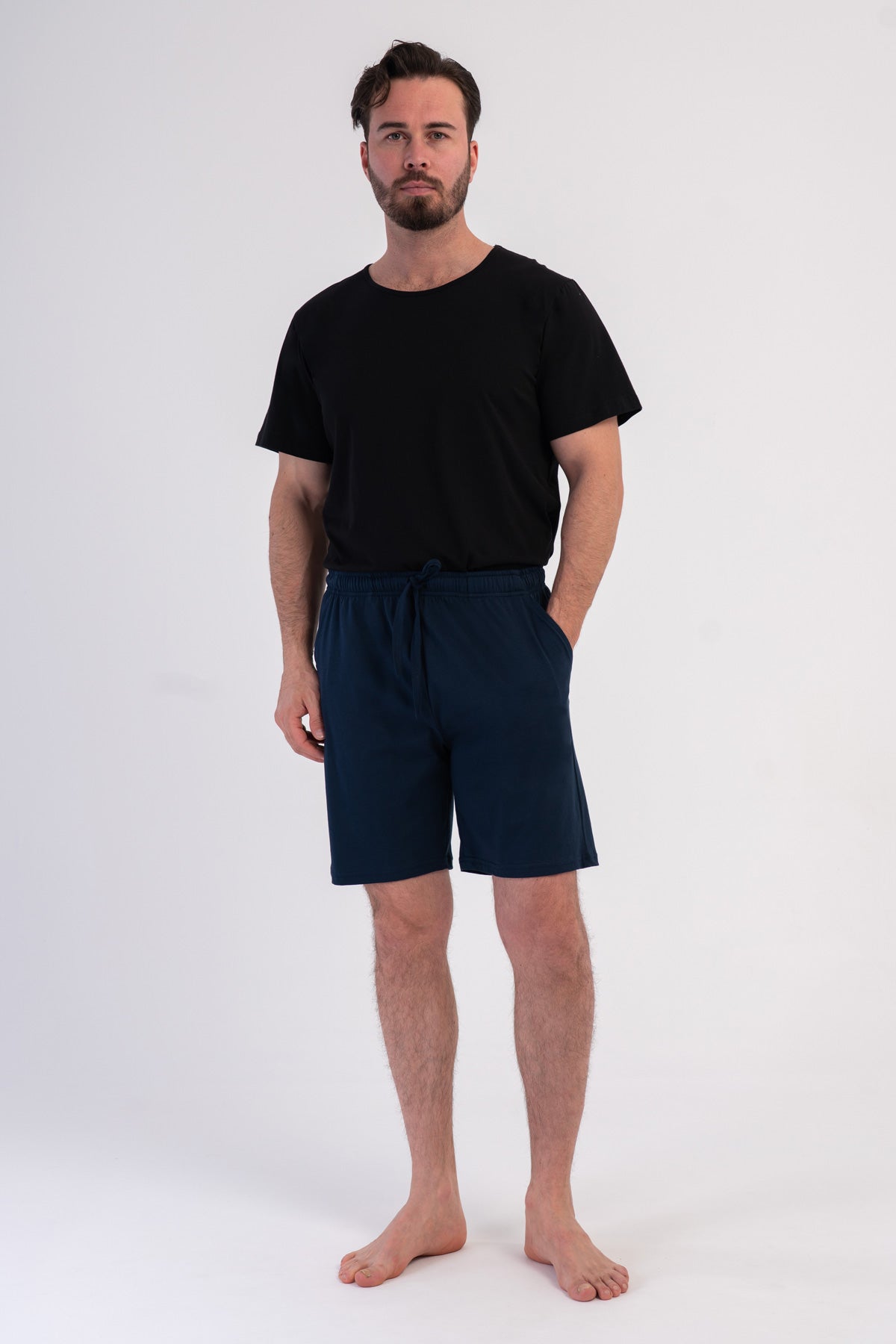 PANTALONI SCURȚI BĂRBĂTEȘTI CU BUZUNARE P.SUPREM XXL – BLEUMARIN