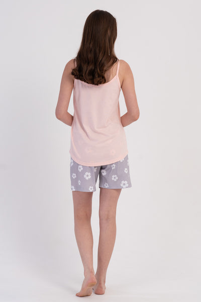 KADIN P.SUPREM IP ASKILI ETEGI OVAL SORT TAKIM - BABY PINK