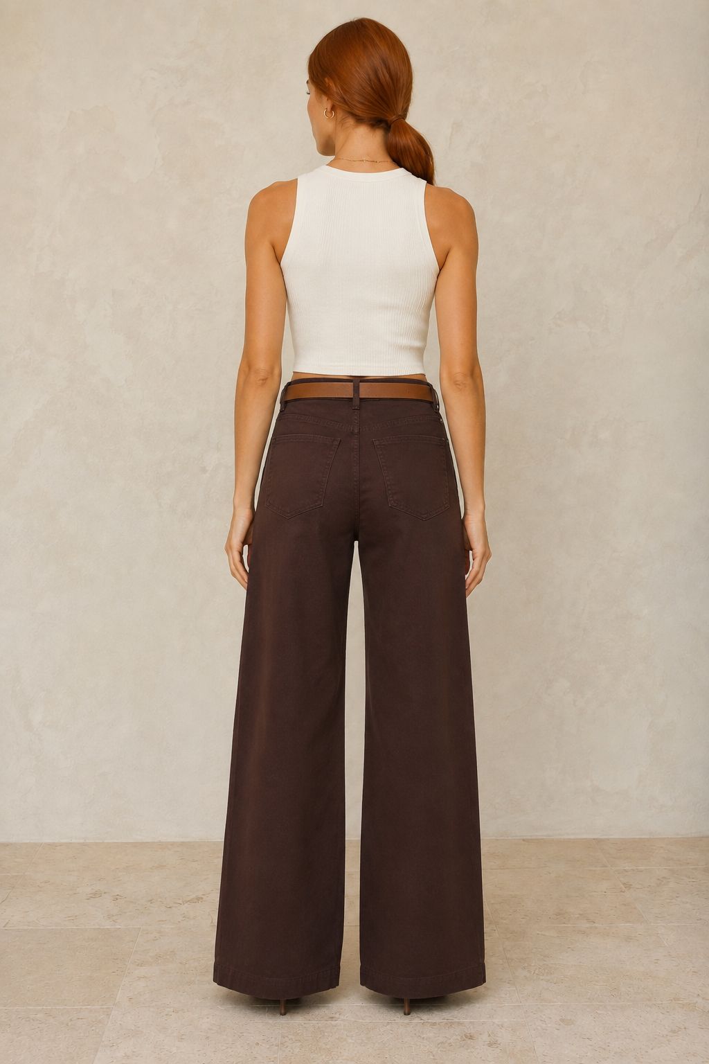 Taşlı Mom Fit Kot Pantolon 7023