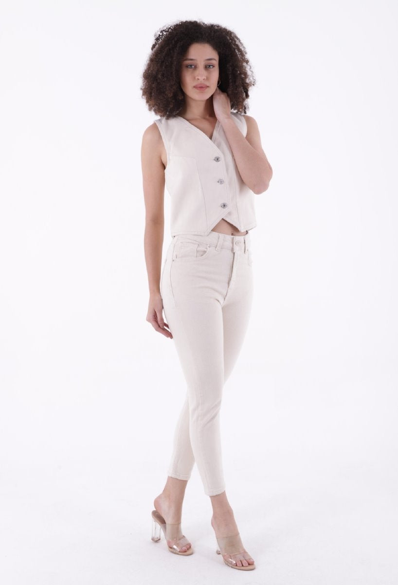 Kısa Boy Skinny Kot Pantolon 810