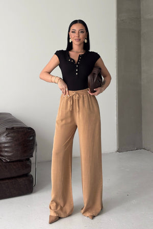 Pantaloni Palazzo elasticizați HS708