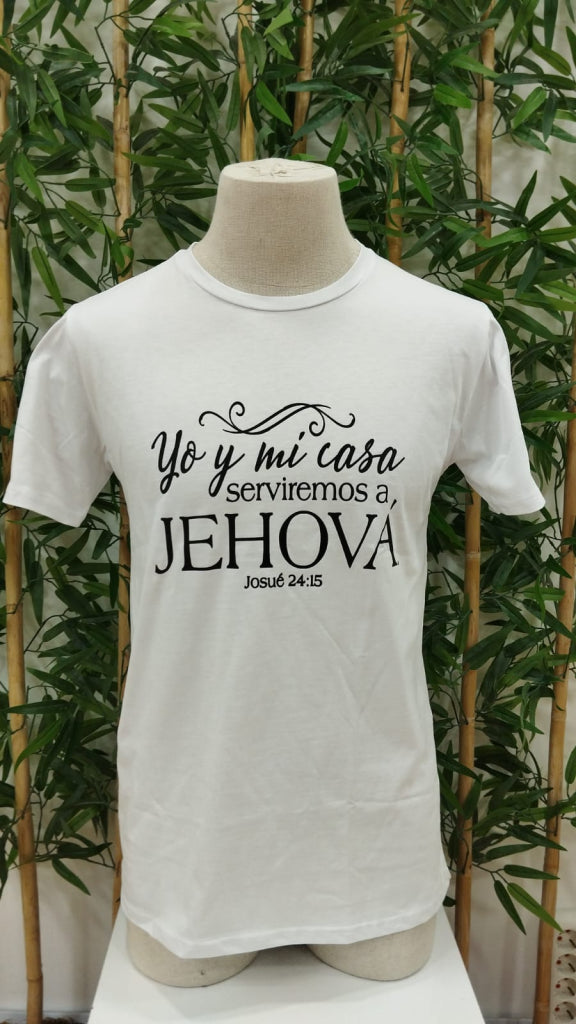 Tricou bărbați Jehova imprimat, bumbac pieptănat, 18545