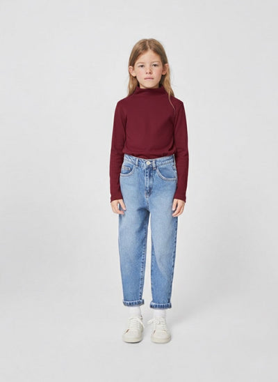 Kız Ve Erkek Çocuk Likralı Balıkçı Yaka Badi | RG Brand | 9–15 Yaş | RG3700 - HAKİ