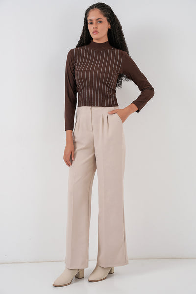 Body 922 cu pietre - Maro