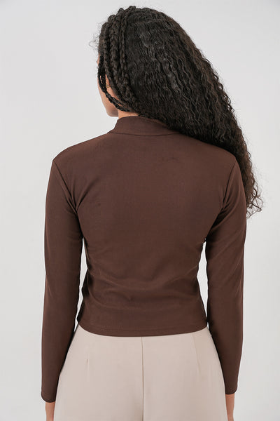 Body 922 cu pietre - Maro
