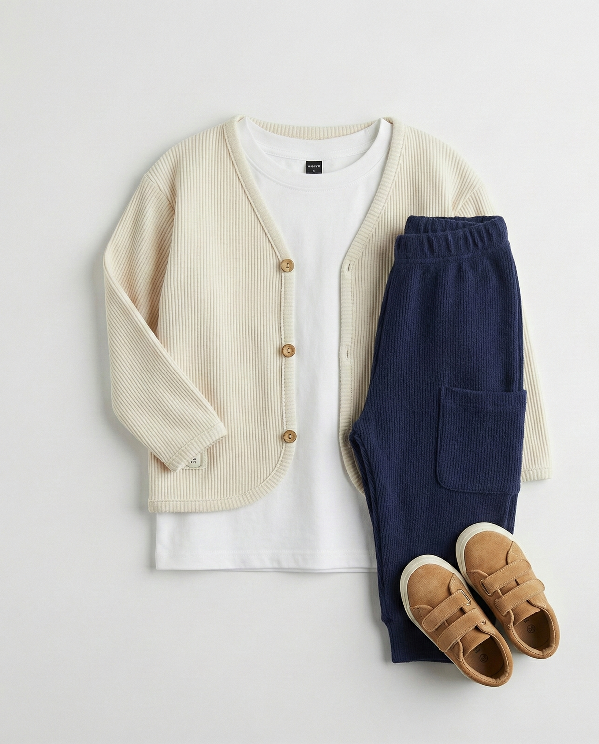 Unisex Düğme Detaylı Bebek Hırkası | 6 Ay–4 Yaş | RG Brand | RG164 - PEMBE