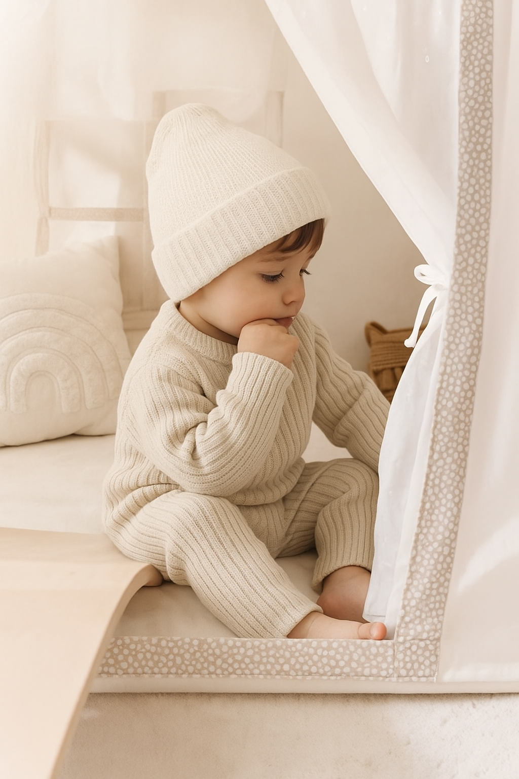 Bebek Triko Bere | 6 Ay–4 Yaş | RG Brand | RG352 - HAKİ