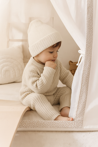 Bebek Triko Bere | 6 Ay–4 Yaş | RG Brand | RG352 - EKRU