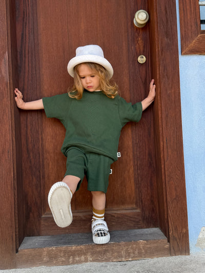 Kız ve Erkek Bebek Yazlık Tişört 2’li Set | 6 Ay–4 Yaş | RG Brand | RG342 - KİREMİT
