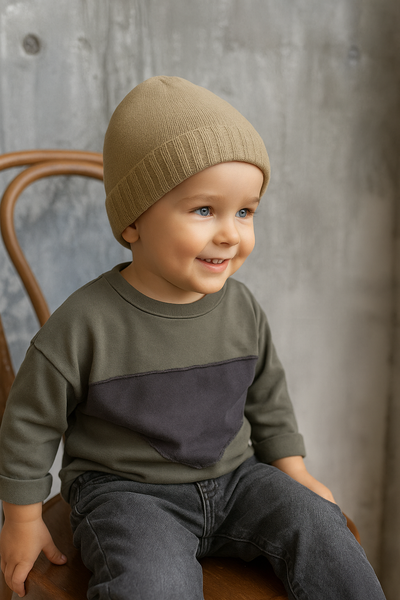 Bebek Triko Bere | 6 Ay–4 Yaş | RG Brand | RG352 - EKRU