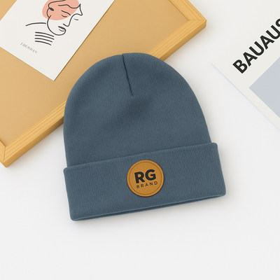 Yumuşak Etiket Detaylı Katlamalı Bere | 3–9 Yaş | RG Brand | RG1536 - MAVİ