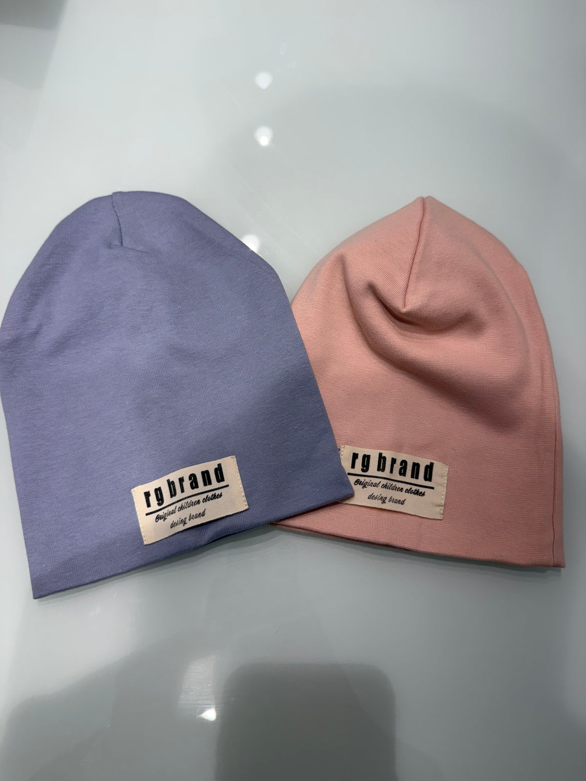 Yumuşak Etiket Detaylı Katlamalı Bere | 3–9 Yaş | Pembe & Mavi | RG Brand | RG1392 - MAVİ
