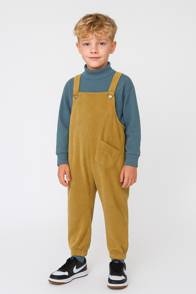 Çocuk Salopet Üst ve Badi 2’li Set | 3–9 Yaş | RG Brand | RG1431 - BORDO