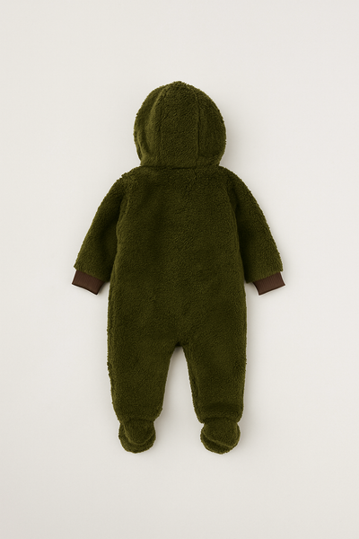 Kulak Detaylı Kapüşonlu Kışlık Bebek Tulumu | 6 Ay–4 Yaş | RG Brand | RG257 - HAKİ