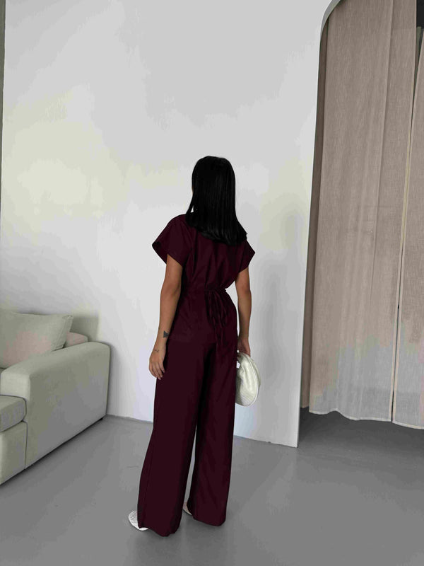 Set Vestă - Burgundy