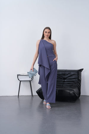 Set șal din modal - Indigo