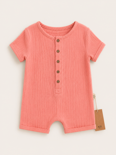 Müslin Bebek Tulum | 6 Ay–3 Yaş | Kız Ve Erkek | RG Brand | RG319 - MAVİ