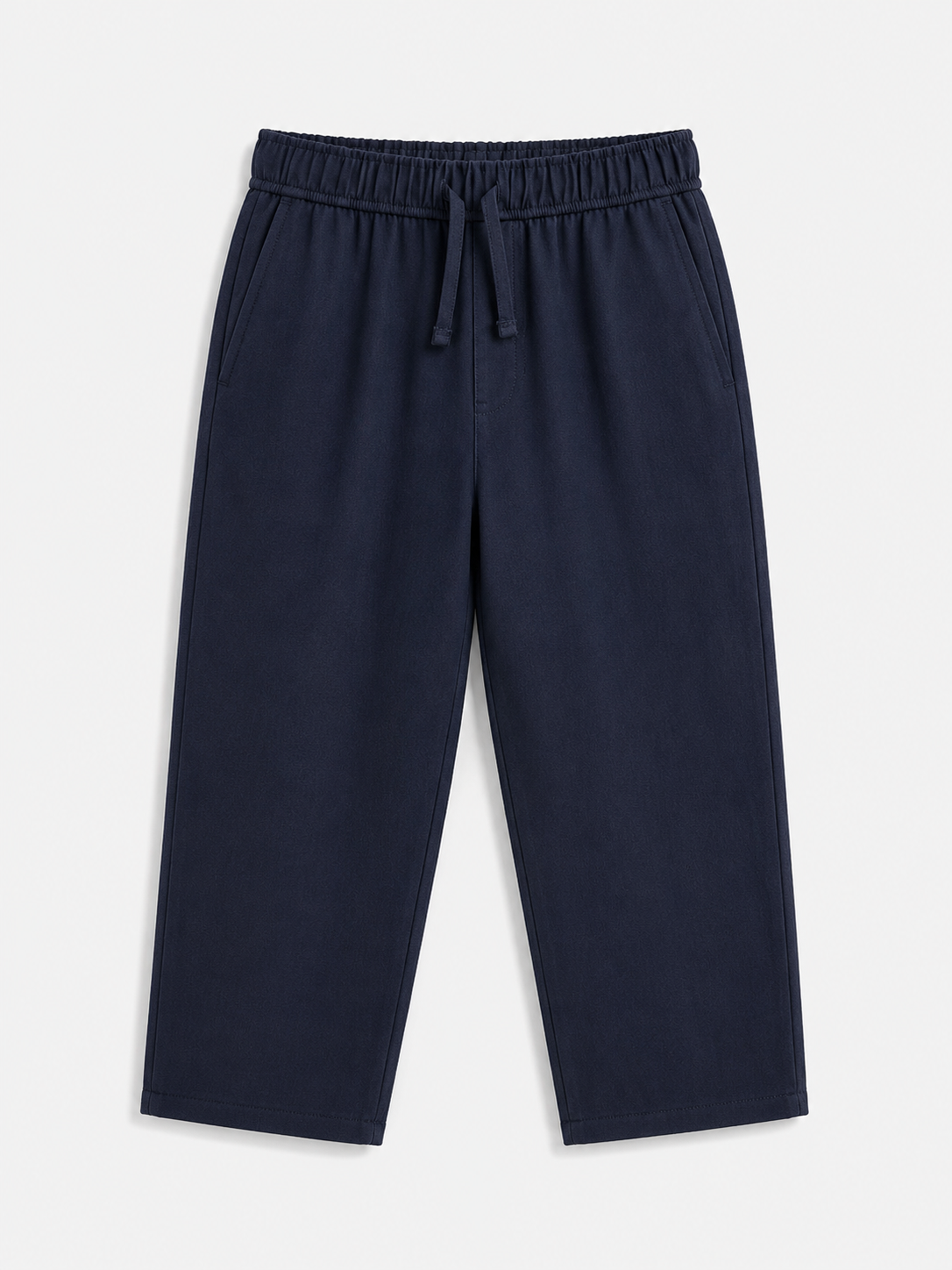 Young Boys' Loose-Fitting Trousers | Ages 9-15 | Girls & Boys | 100% Cotton | Spring-Summer | RG Brand | RG3718 - NAVY BLUE