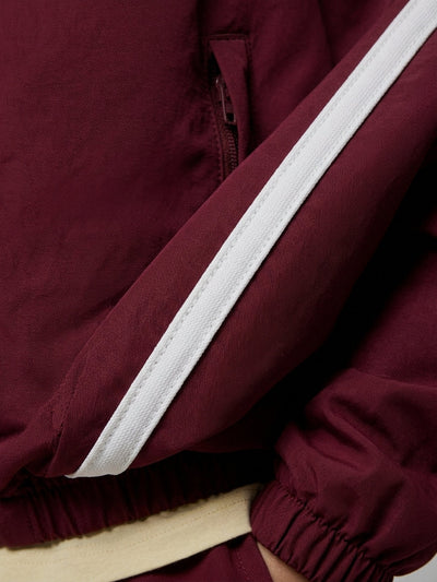 Genç Çocuk Spor Eşofman Takımı | 9–15 Yaş | Yan Şeritli Fermuarlı | Paraşüt Kumaş | RG Brand | RG3720 - TAŞ