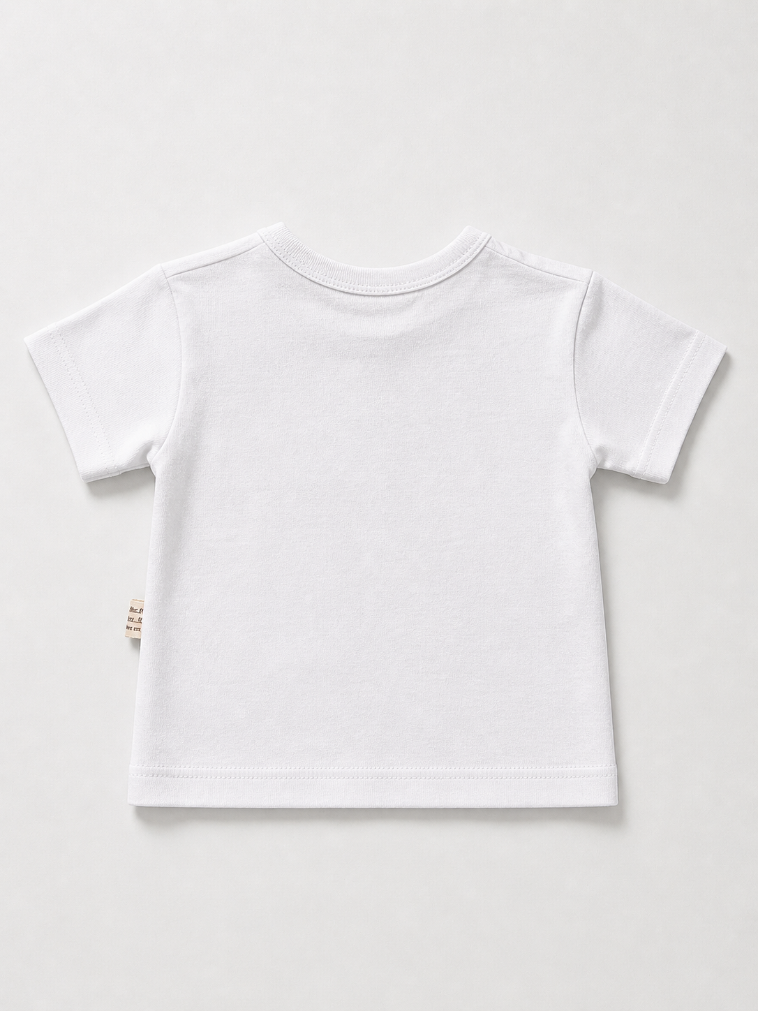 Bebek T-shirt | 6 Ay – 3 Yaş | Ekru & Mavi | Limon Baskı | %100 Pamuk Yazlık | RG386 - MAVİ