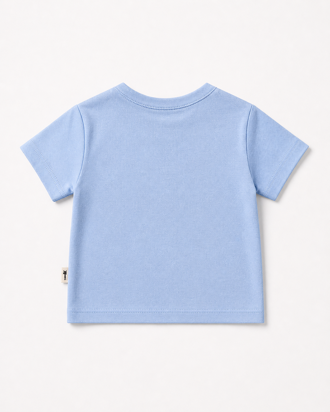 Bebek T-shirt | 6 Ay – 3 Yaş | Ekru & Mavi | Limon Baskı | %100 Pamuk Yazlık | RG386 - MAVİ