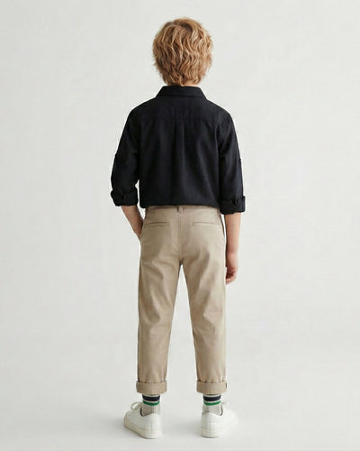 Erkek Çocuk Gabardin Pantolon 3–9 Yaş | RG Brand | RG1489 - LACİVERT