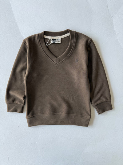 Erkek Çocuk V Yaka Selanik Triko Sweat | 3–9 Yaş | RG Brand | RG1508 - LACİVERT
