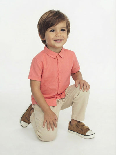 Çocuk Unisex Keten Pantolon | 3–9 Yaş | RG Brand | RG1575 - MİNT