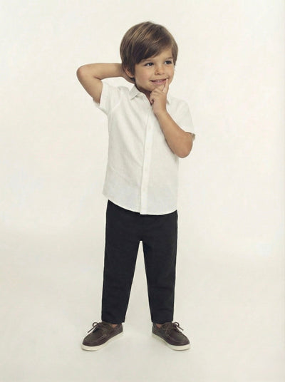 Çocuk Unisex Keten Pantolon | 3–9 Yaş | RG Brand | RG1575 - MİNT