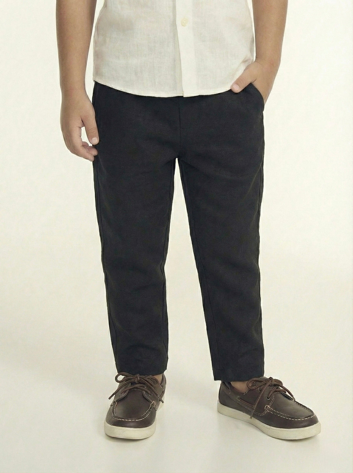 Çocuk Unisex Keten Pantolon | 3–9 Yaş | RG Brand | RG1575 - MİNT
